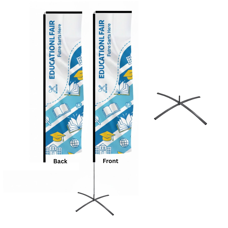 13 Foot Rectangle Wingz Advertising Flag