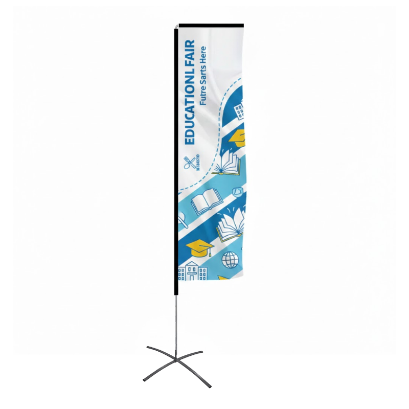 13 Foot Rectangle Wingz Advertising Flag