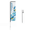 13 Foot Rectangle Wingz Advertising Flag