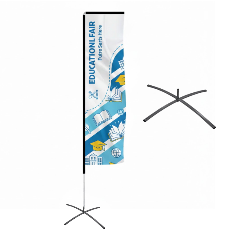 13 Foot Rectangle Wingz Advertising Flag