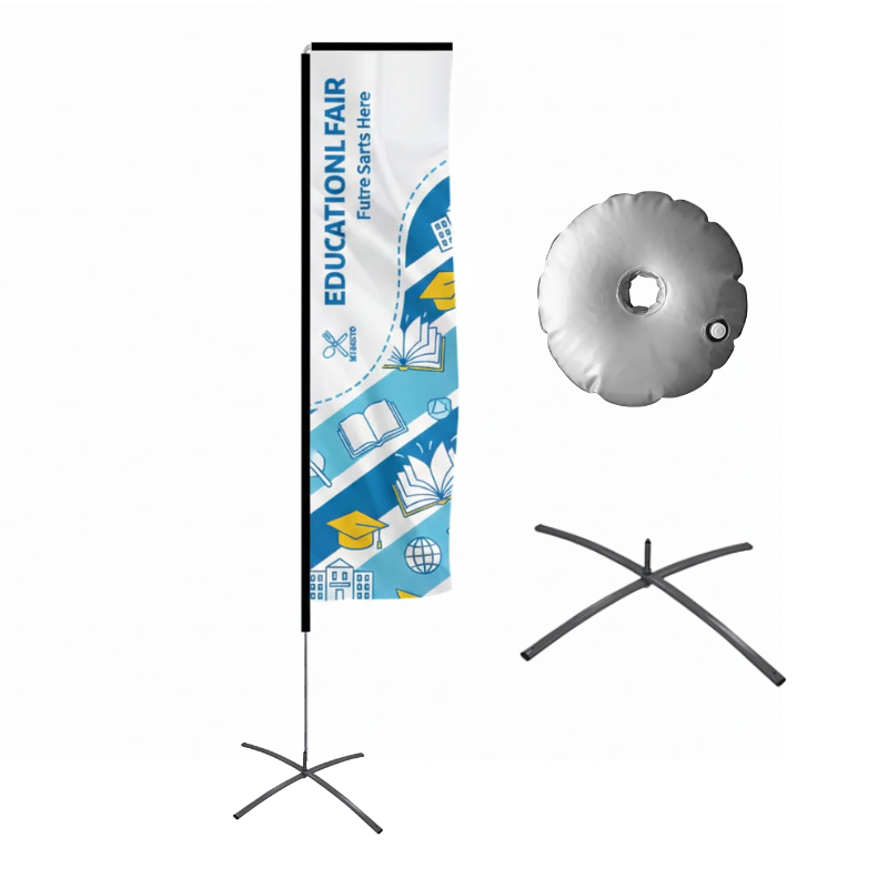 13 Foot Rectangle Wingz Advertising Flag