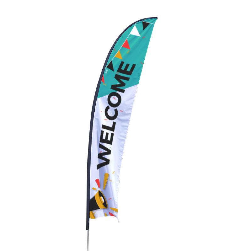 15 Foot Feather Flag Fluttering Banner 