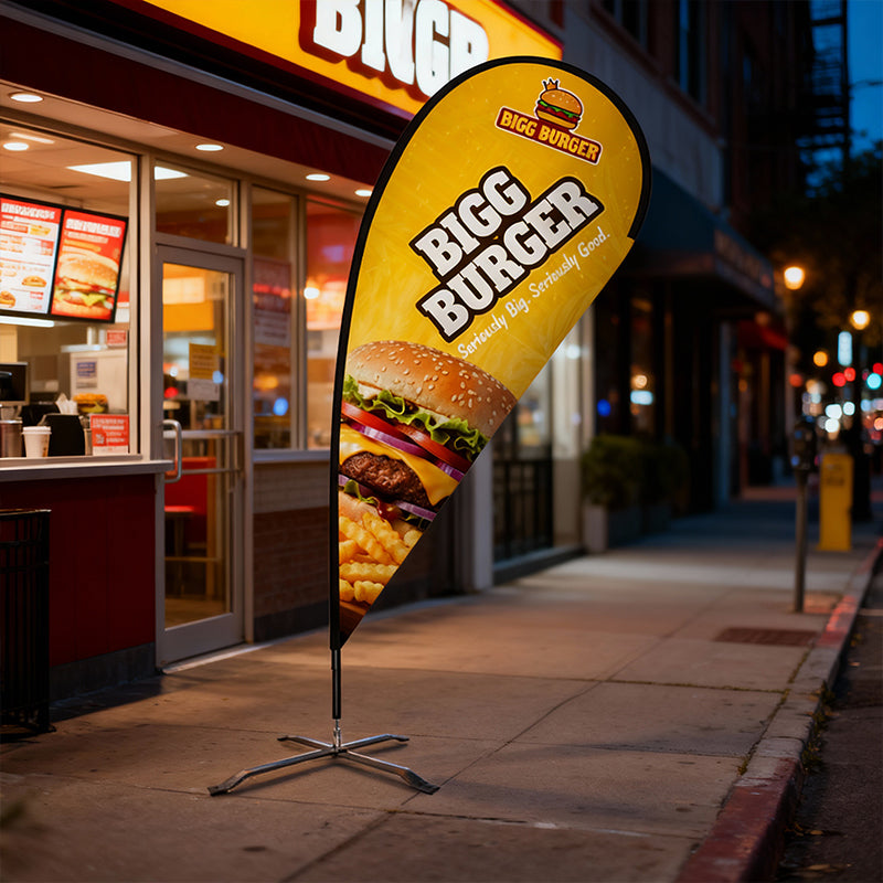 9 Foot Teardrop Wingz™ Advertising Flag
