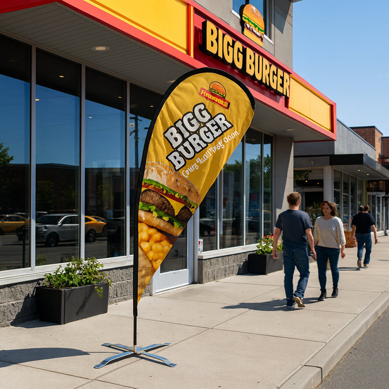 9 Foot Teardrop Wingz™ Advertising Flag