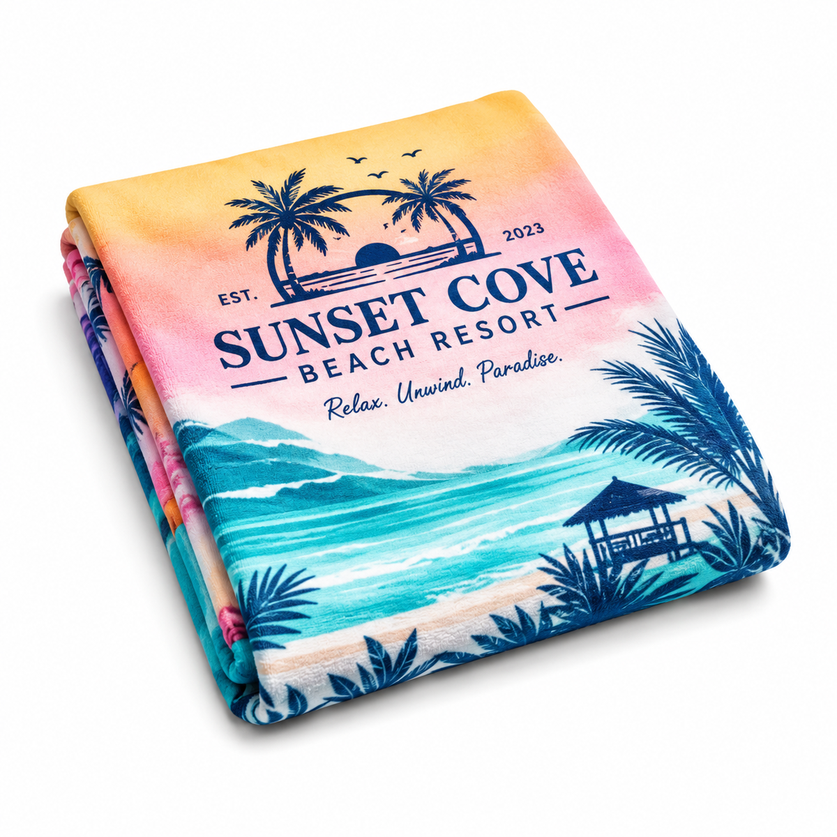 Beach Towels - Polyester Microfiber (Custom Printed)