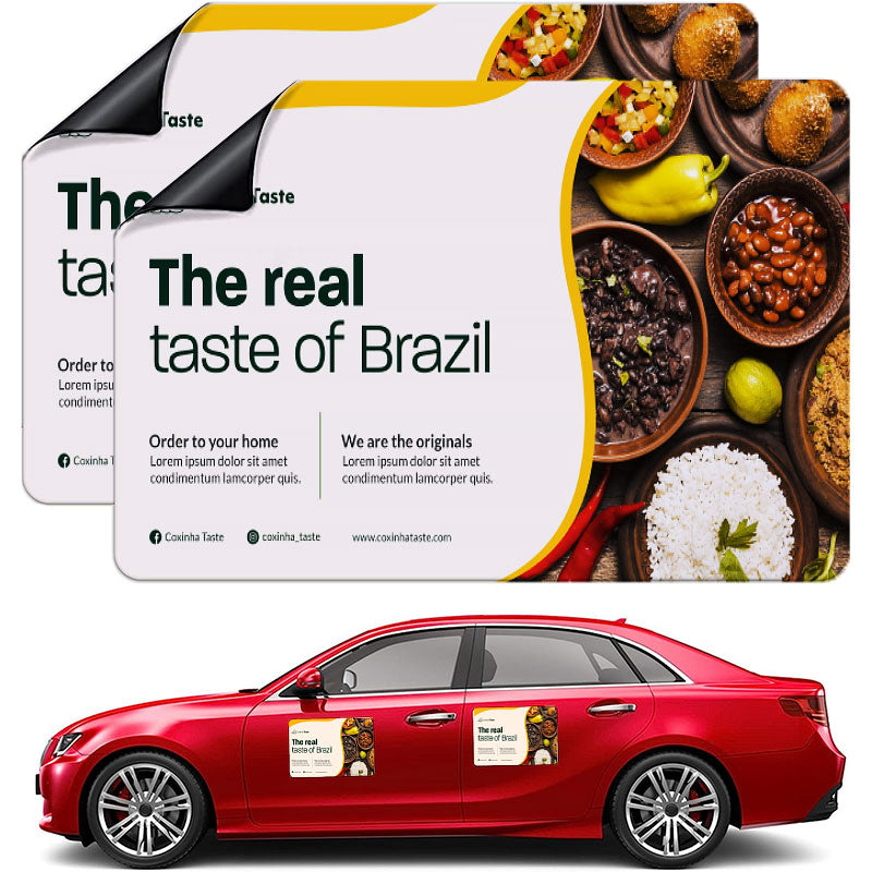 MagTime™ Magnetic Roll of Media For Car/Truck Signs