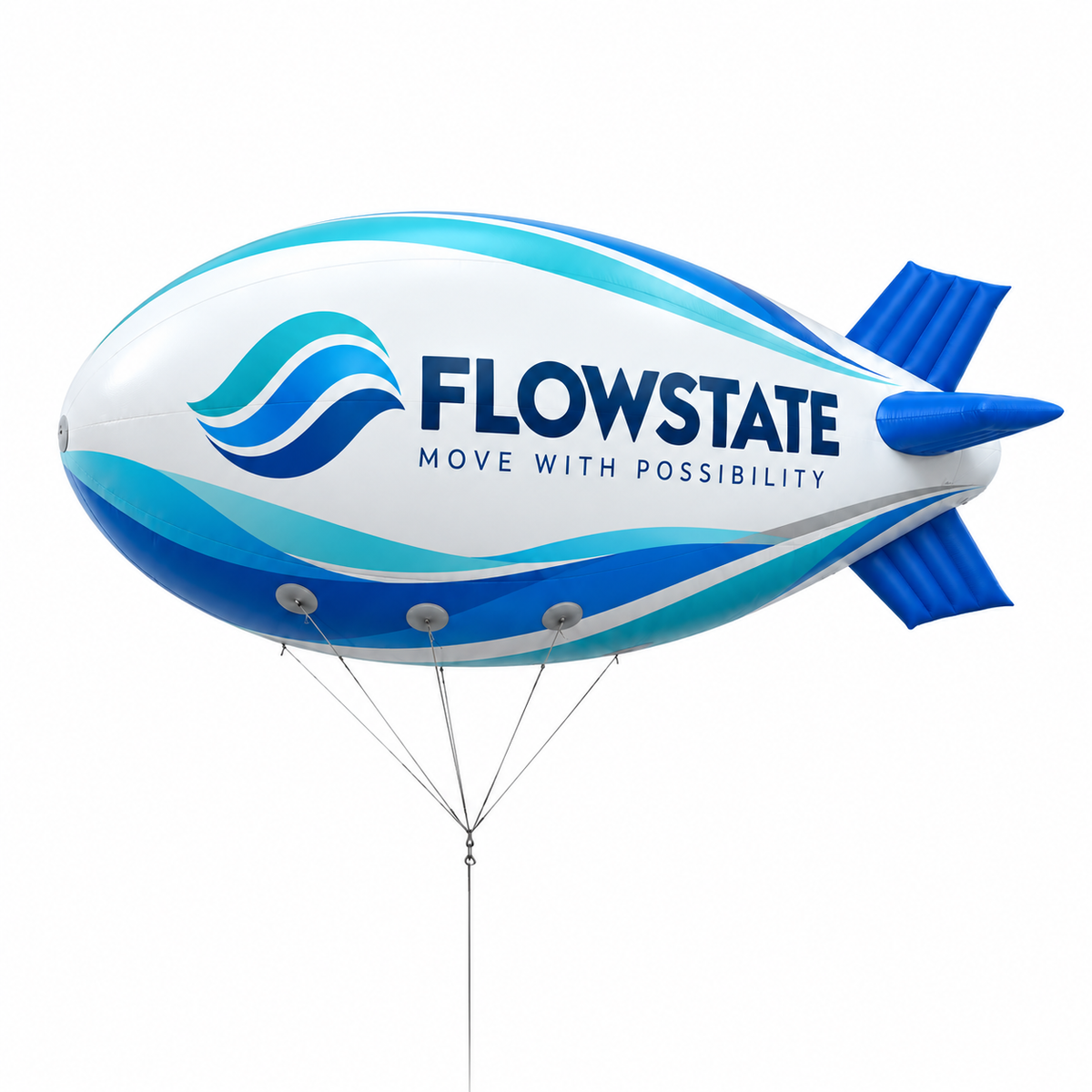 Custo Printed Helium Blimp