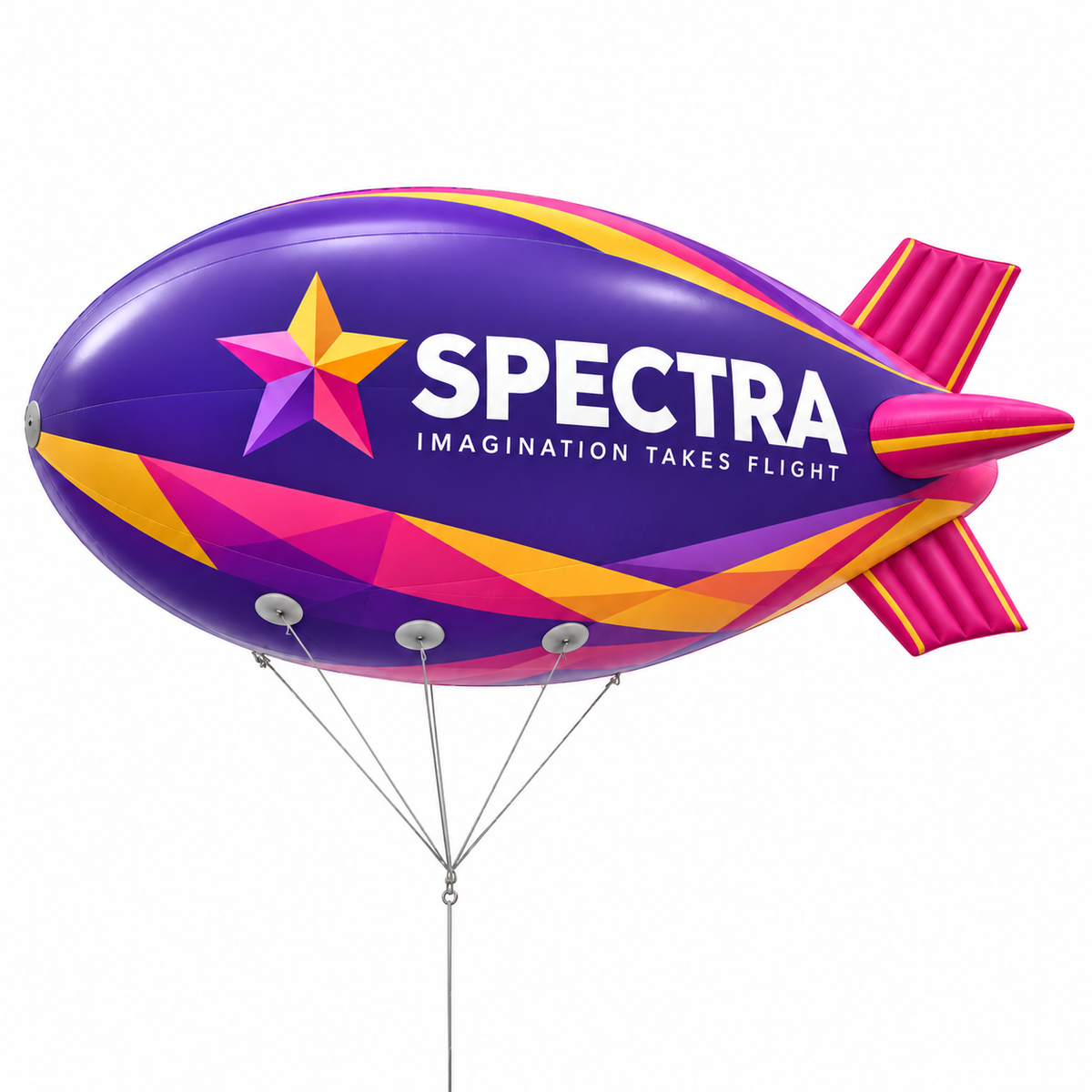 Custo Printed Helium Blimp