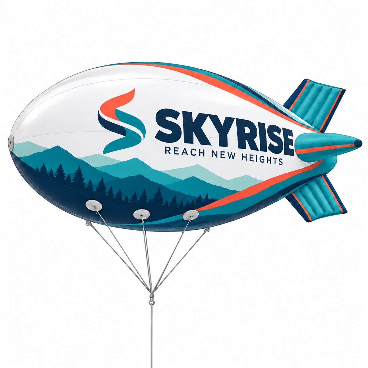 Custo Printed Helium Blimp
