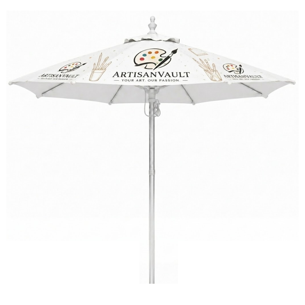 Shadely™ Market Round Umbrella 8ft – Custom Printed