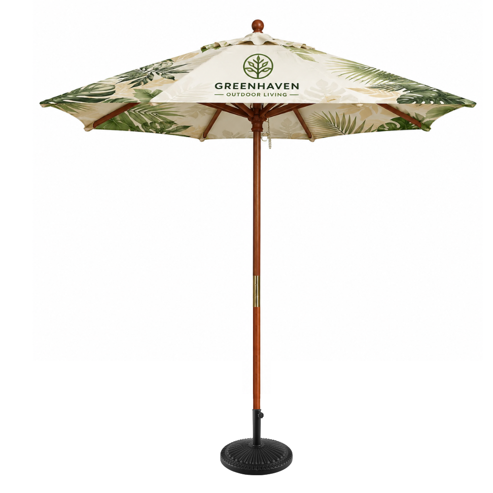 Shadely™ Market Round Umbrella - Custom Printed