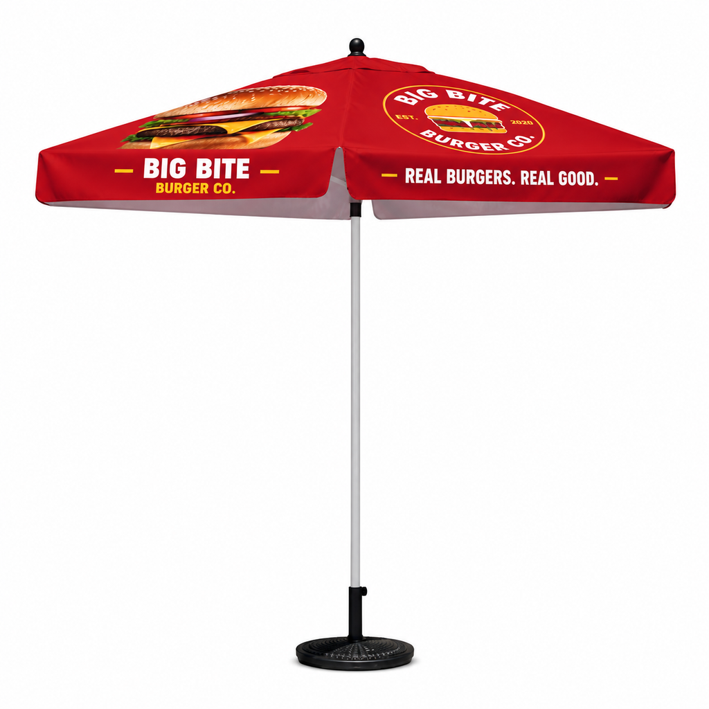 Shadely™ Market Square Premium Umbrella – Custom Printed Premium