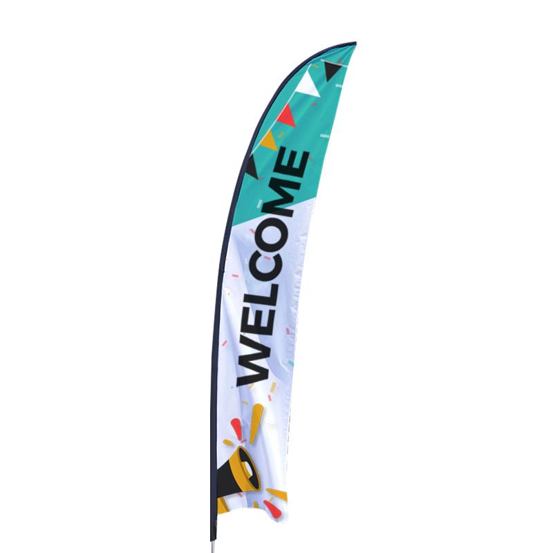 15 Foot Feather Flag Fluttering Banner 