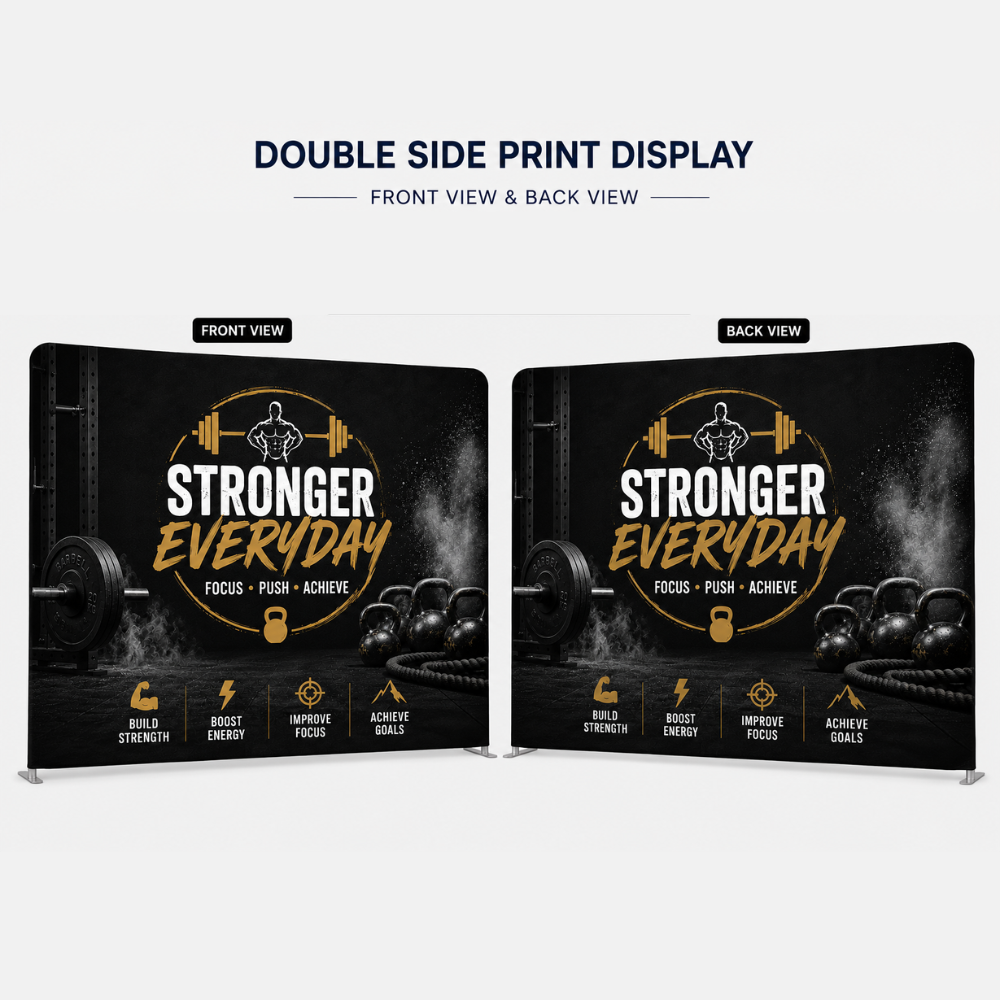 ONE A Wall™ Tension Backdrop Display