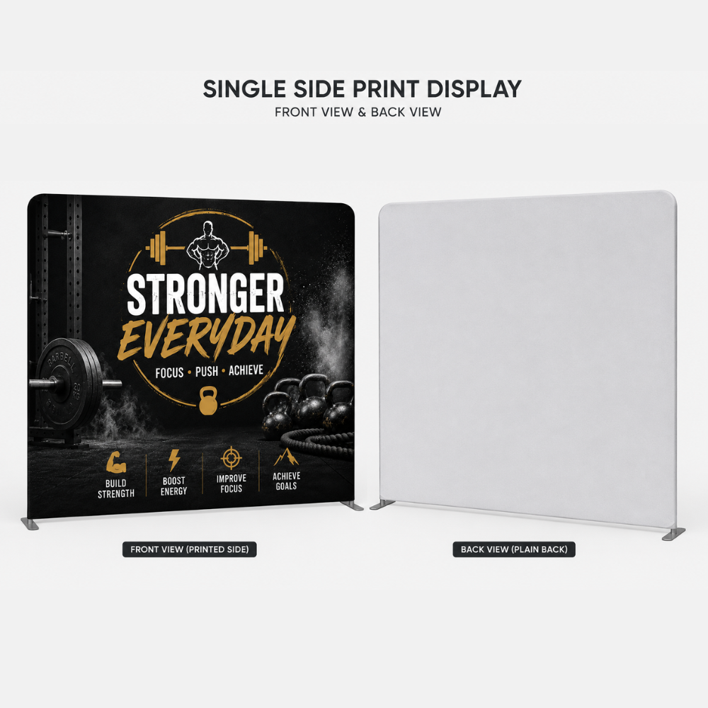 ONE A Wall™ Tension Backdrop Display