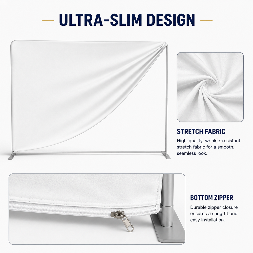ONE A Wall™ Tension Backdrop Display