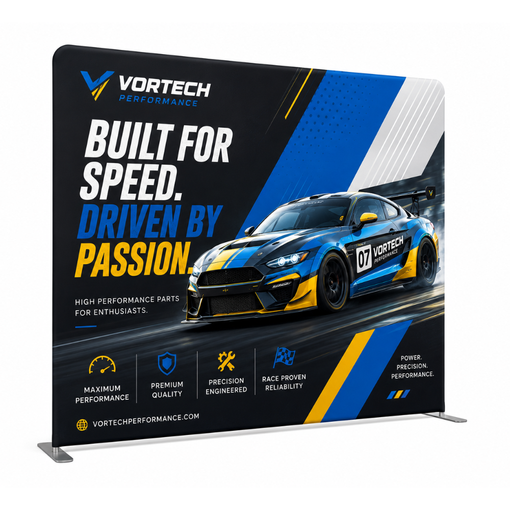 ONE A Wall™ Tension Backdrop Display