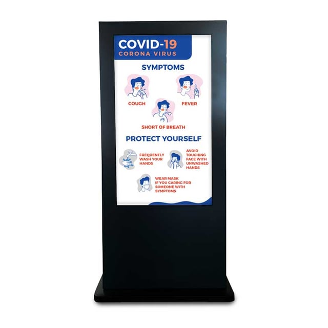 Outdoor Digital Signage touch screen kiosk