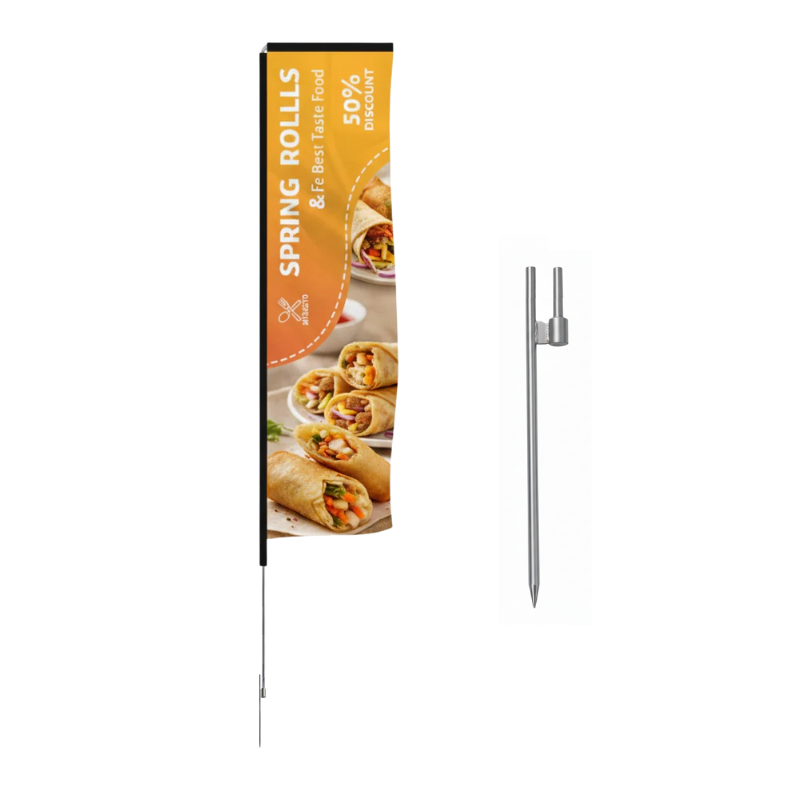 8.5 Foot L-Shaped Wingz™ Advertising Flag