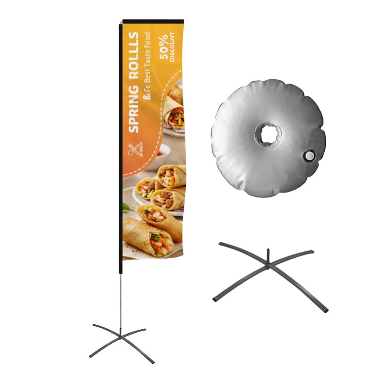 8.5 Foot L-Shaped Wingz™ Advertising Flag