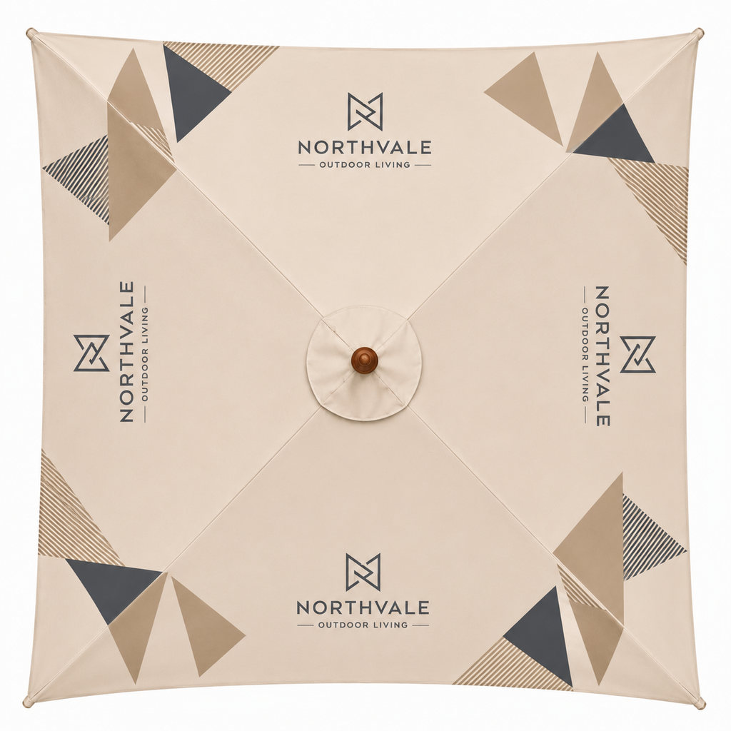 Shadely™ Market Square Umbrella - Custom Printed