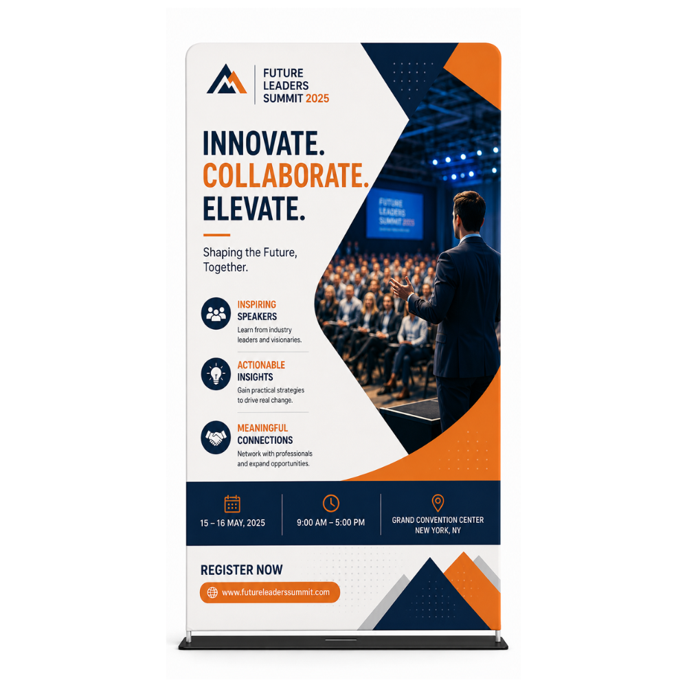 Sleevit™ Banner System - Stretch Frabric Display