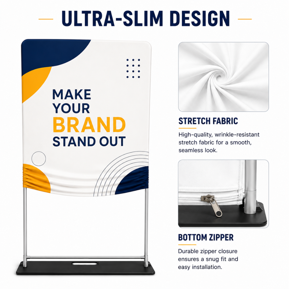 Sleevit™ Banner System - Stretch Frabric Display