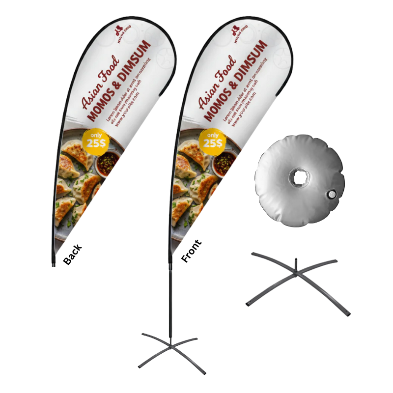 12.5 Foot Teardrop Wingz Advertising Flag
