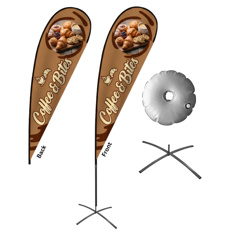 15 Foot Teardrop Wingz Advertising Flag