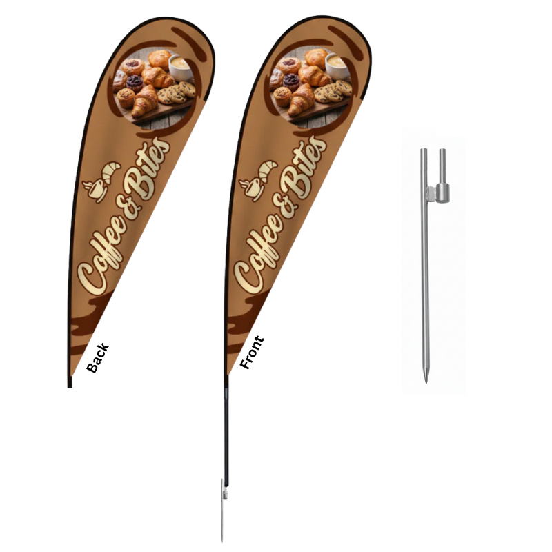 15 Foot Teardrop Wingz Advertising Flag