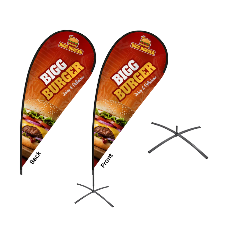 9 Foot Teardrop Wingz™ Advertising Flag