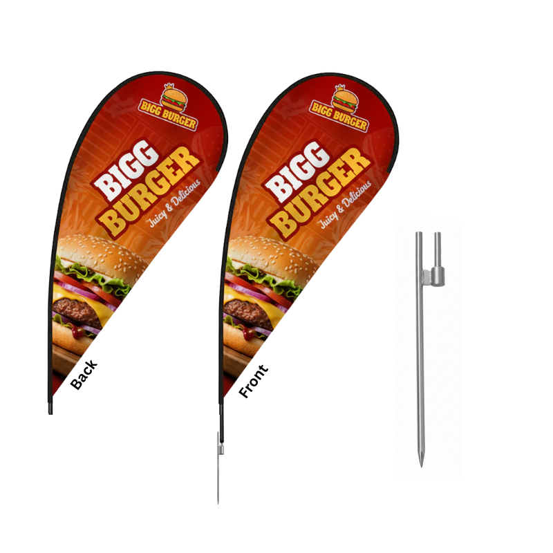 9 Foot Teardrop Wingz™ Advertising Flag