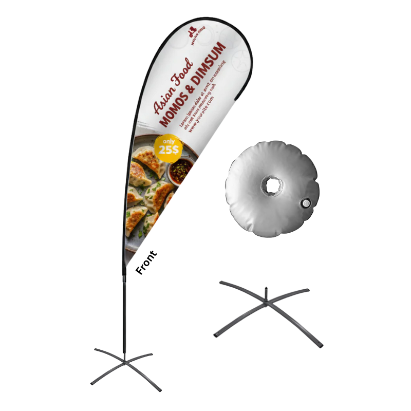 12.5 Foot Teardrop Wingz Advertising Flag