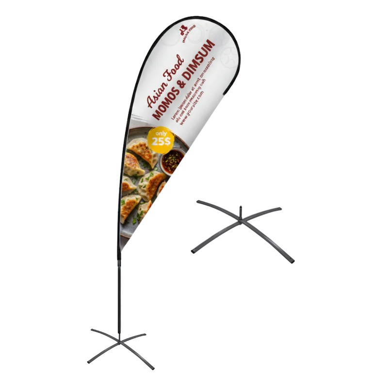 12.5 Foot Teardrop Wingz Advertising Flag