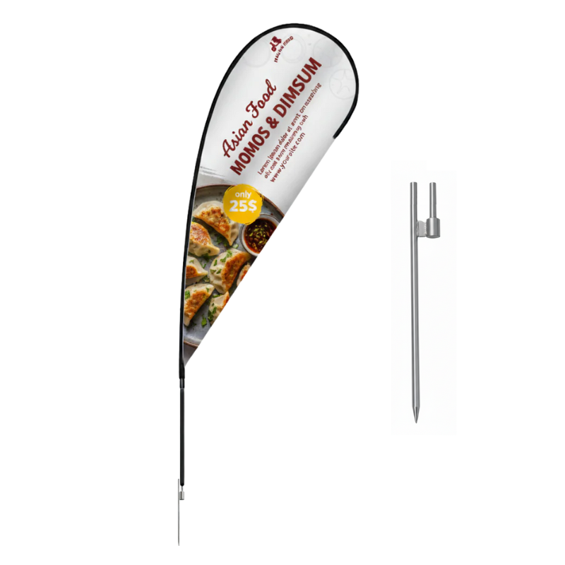 12.5 Foot Teardrop Wingz Advertising Flag