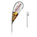 12.5 Foot Teardrop Wingz Advertising Flag