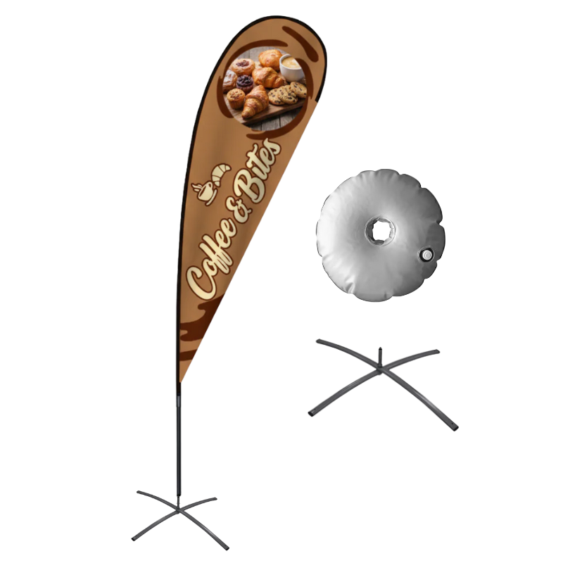 15 Foot Teardrop Wingz Advertising Flag