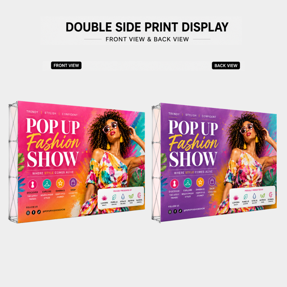 UpWall™ Accordion Fabric Display
