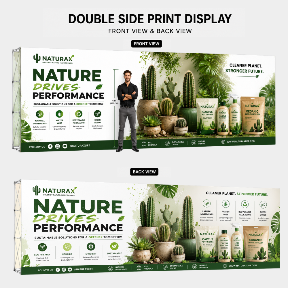 UpWall™ Accordion Fabric Display