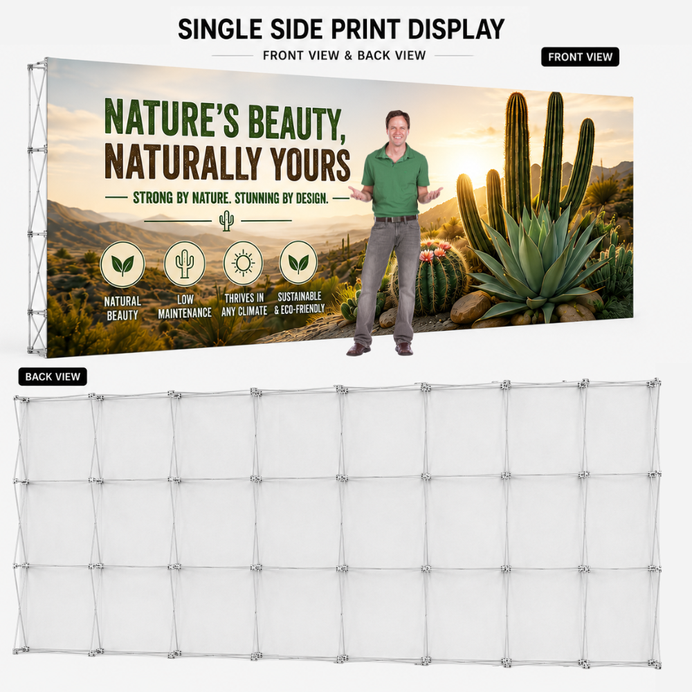UpWall™ Accordion Fabric Display
