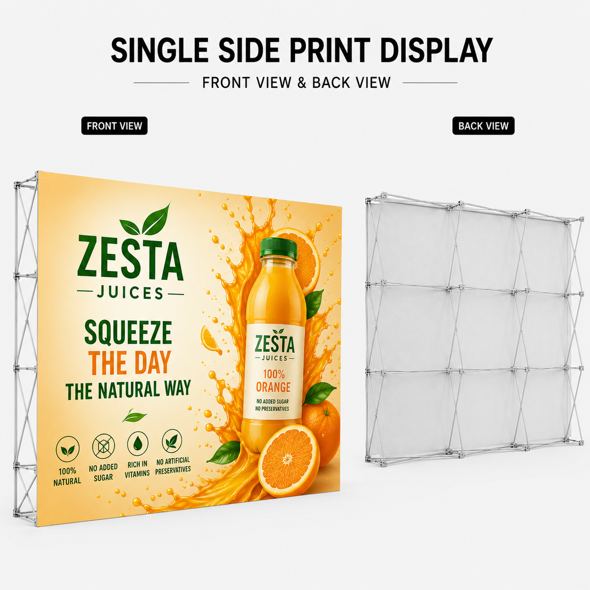 UpWall™ Accordion Fabric Display